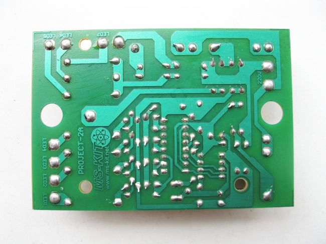 โครงงาน 2A (ซัพพลาย LED ไม่ใช้หม้อแปลง) และวงจรไฟวิ่ง 4 ช่องในตัว