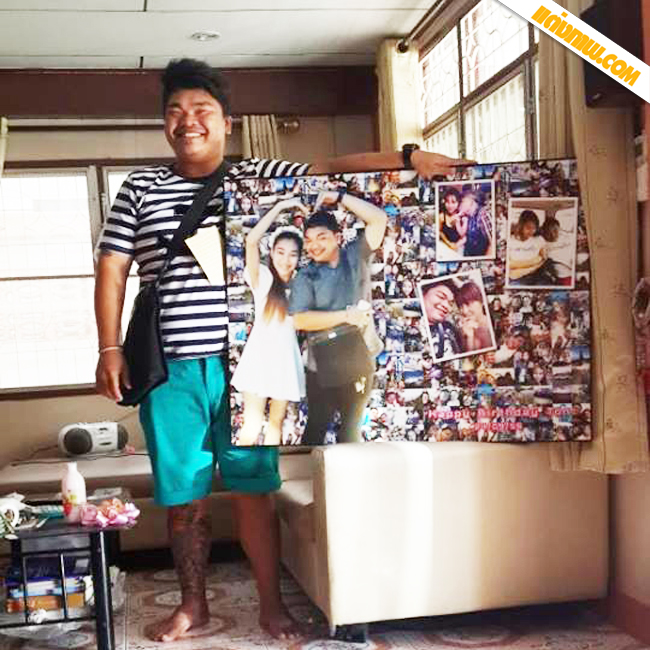 ภาพรีวิวจากลูกค้า ภาพโมเสก 24x36 นิ้ว กรอบลอย