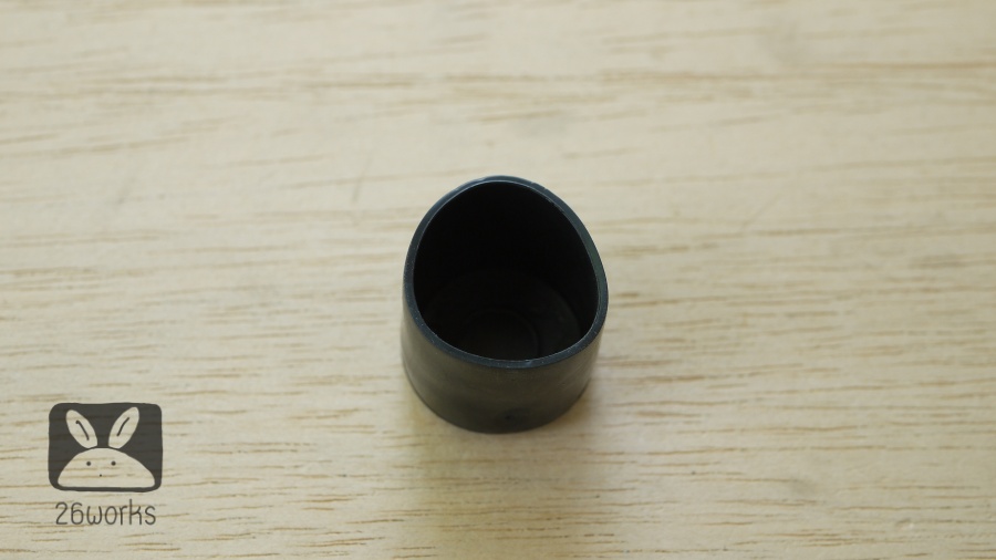 ฝายางปิดท่อกลม OD 25 mm สวมนอก