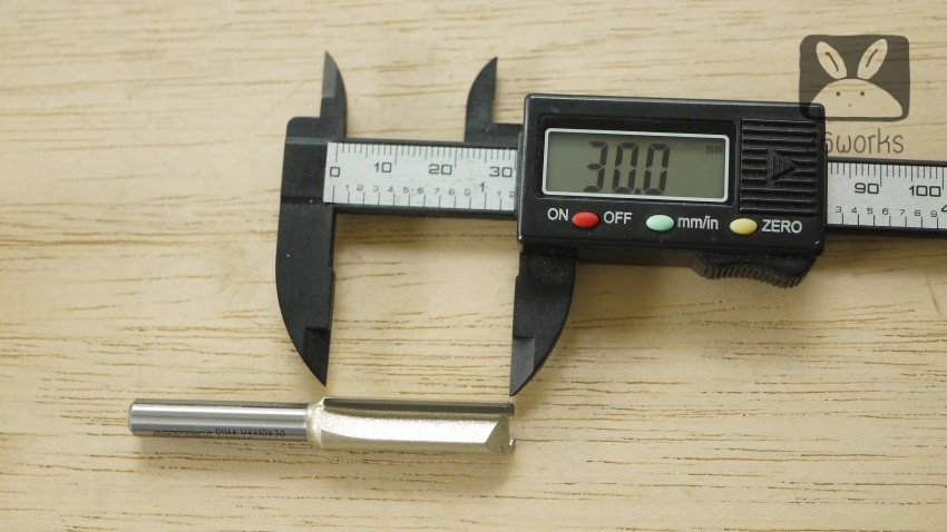 Trimmer bits arden ตรง 10x30 mm MDF