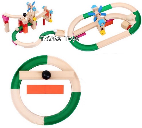 รางลูกบอลไม้