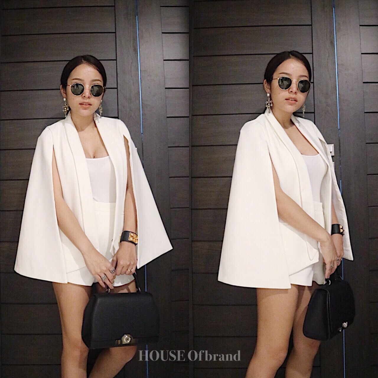 เสื้อผ้าเกาหลี พร้อมส่ง BLAZER ผ่าแขน