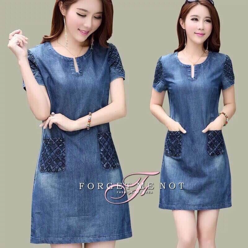 เดรสเกาหลี พร้อมส่ง dress ทรง a ทรงใส่น่ารัก