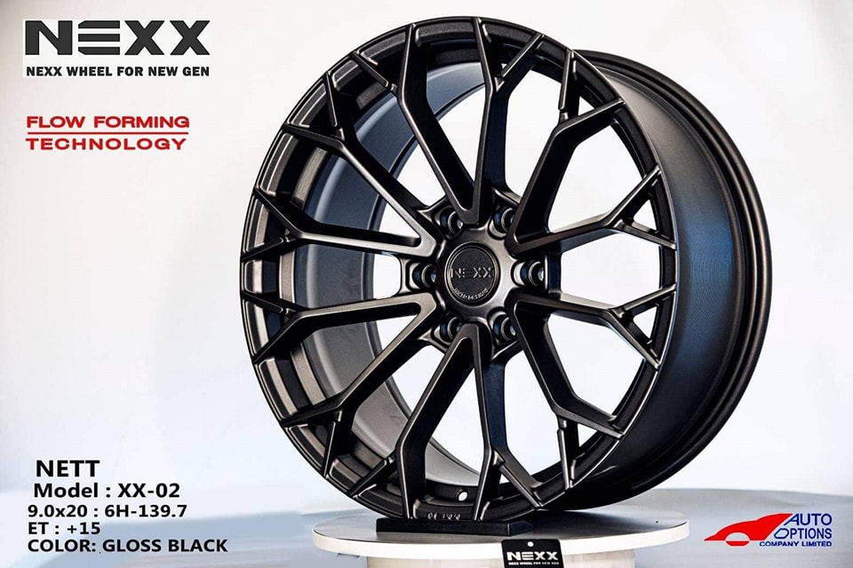ล้อ NEXX XX02 ขอบ20x9.0 6รู139 ET15 ล้อ Flowforming หนัก 11.2โล *ราคาต่อวง