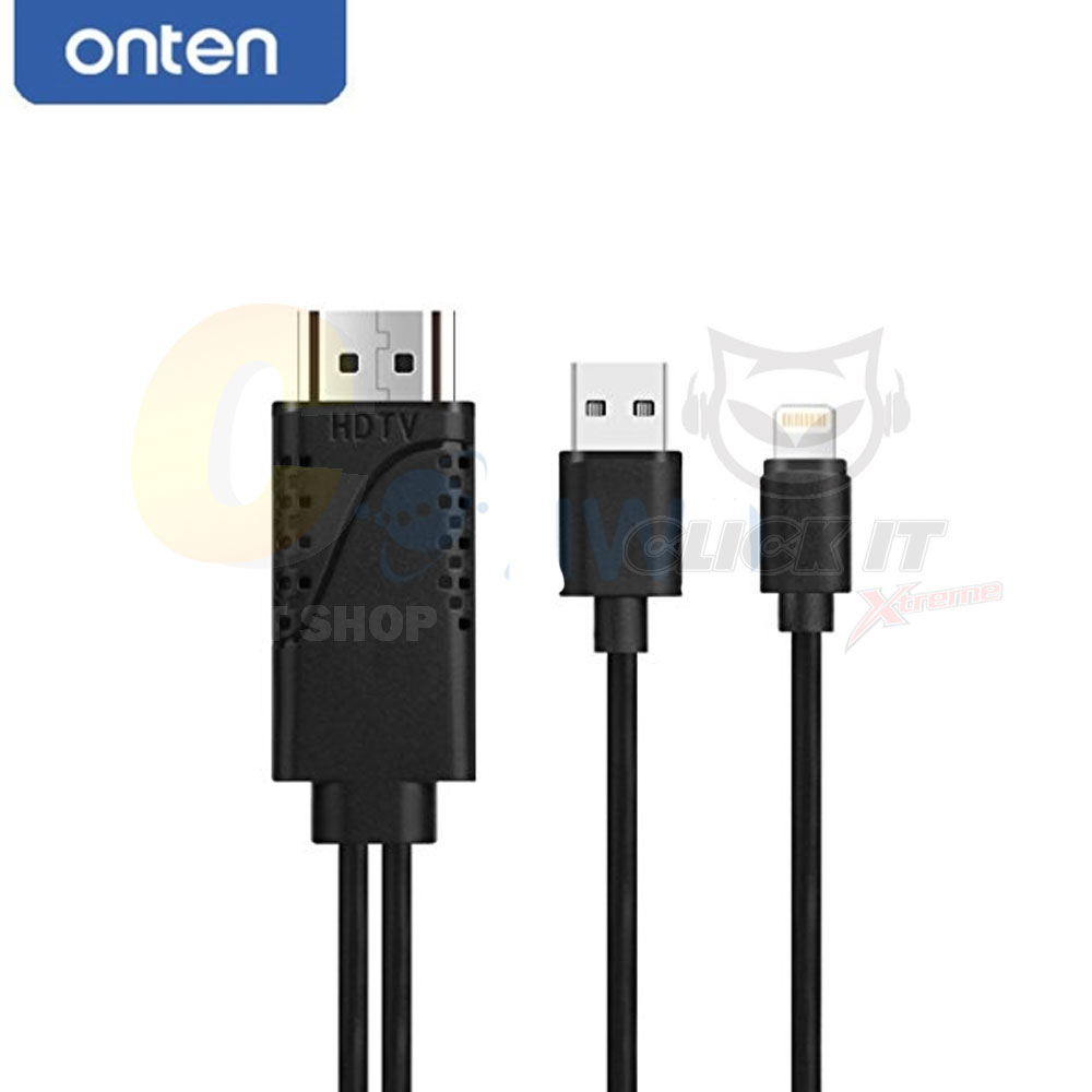 Converter Lighning to HDMI Cable ONTEN OTN-7522A