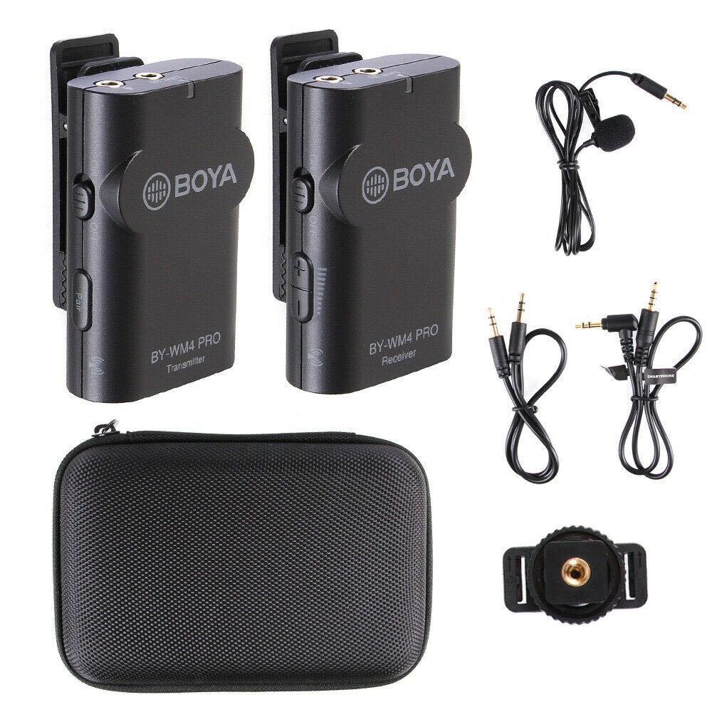 BOYA WM4 Pro ไมค์ไร้สาย ไลฟ์สด Wireless Microphone สมาร์ทโฟน กล้อง ไมค์อัดเสียง ไมค์