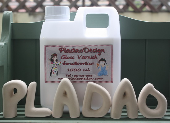 Gloss Varnish น้ำยาเคลือบชิ้นงานแบบเงา สูตรน้ำ (Acrylic Varnish) น้ำยาเดคูพาจ Decoupage Varnish