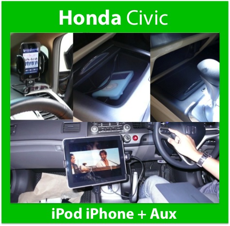 Civic iPod iPhone iPad Aux interface