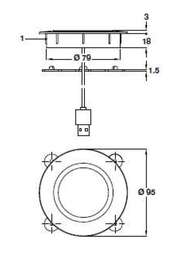 Wireless surface charger