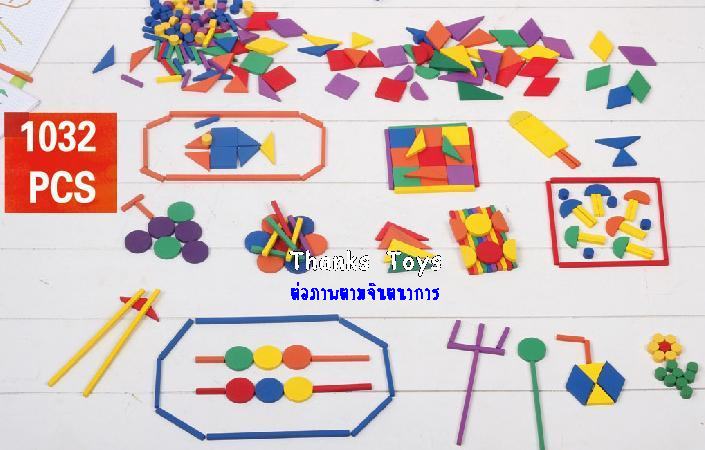 บล็อกไม้ Gabe Froebel Wooden Educational Toys