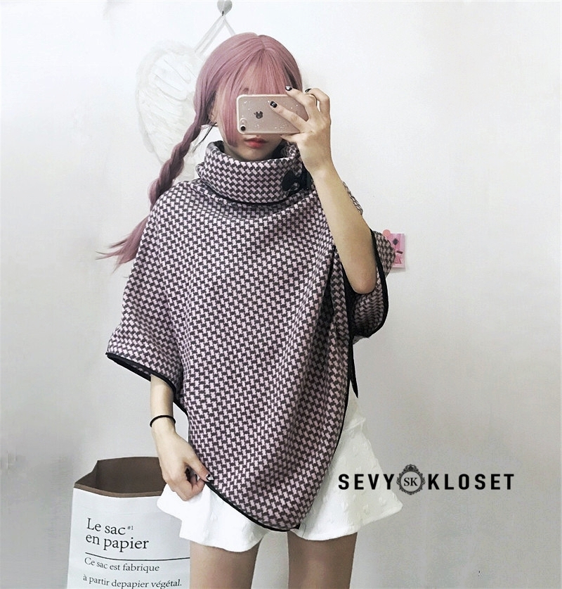 เสื้อเกาหลี พร้อมส่ง เสื้อคลุมทรงค้างคาว