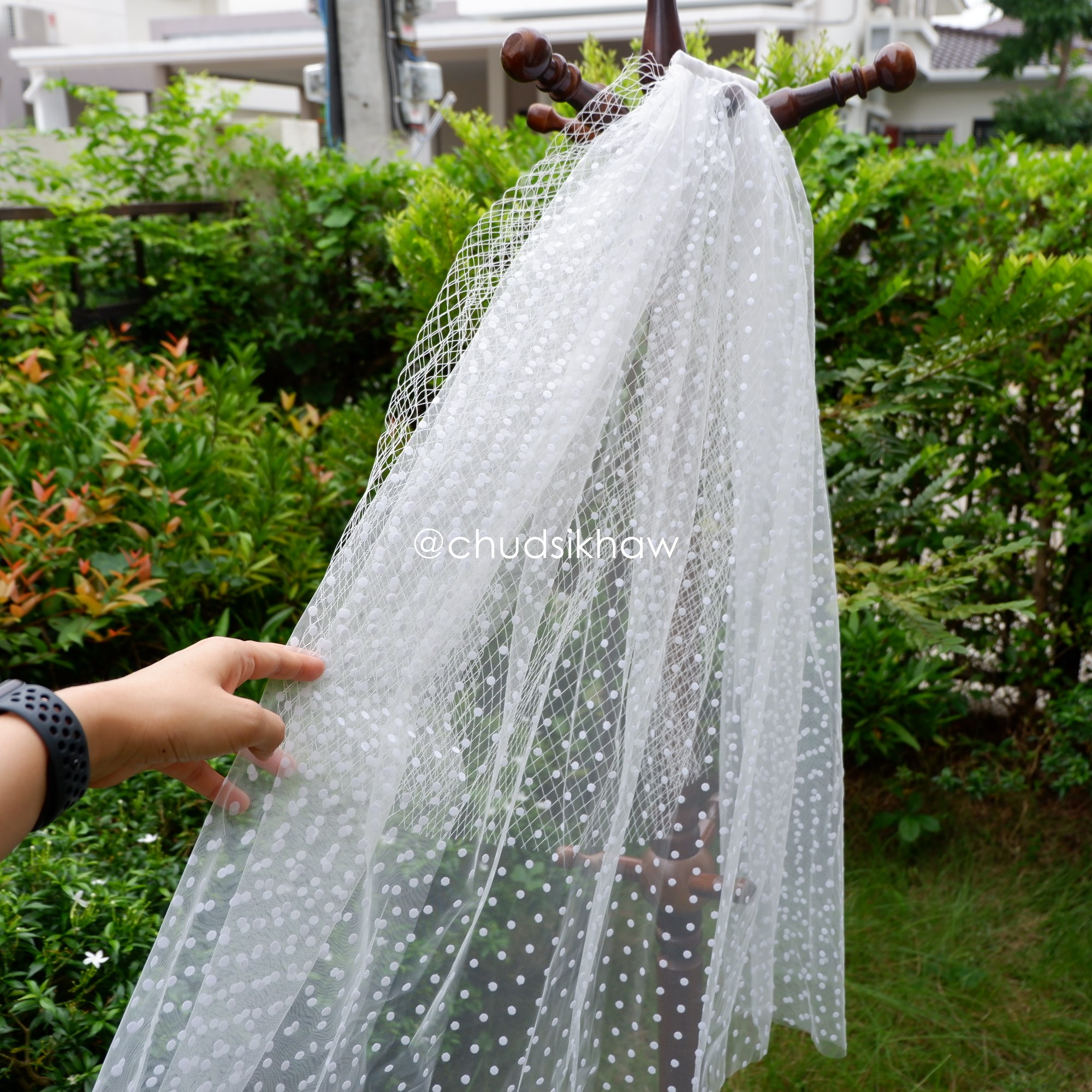 Veil เวลตาข่าย ลายจุด น่ารักมาก เป็นแบบกิ๊บ