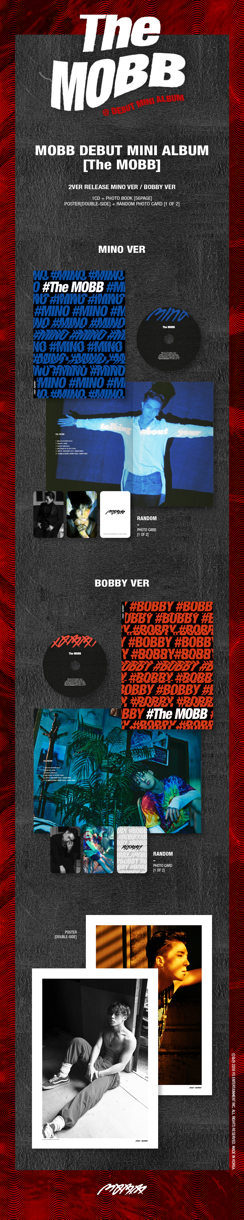 [Pre] MOBB : Debut Mini Album - The MOBB (Winner - Mino Ver.) +Poster