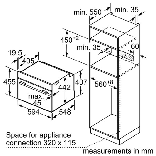เตาอบไอน้ำราคาพิเศษ BOSCH รุ่น CSG656BS2B