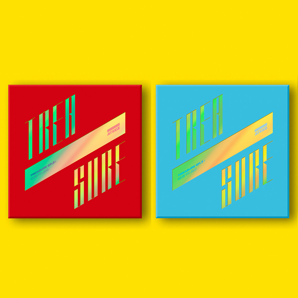 [Pre] ATEEZ : 3rd Mini Album - TREASURE EP.3 : One To All (WAVE+ILLUSION Ver. SET)
