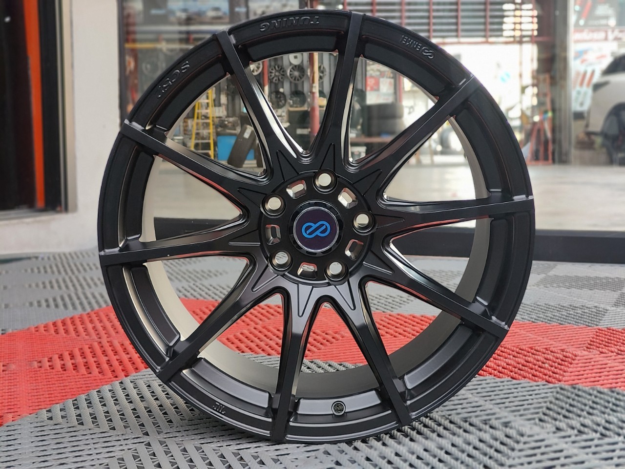 ล้อENKEI SC52 ขอบ18x8.5 5x114.3 ET40 สีดำด้าน*ราคาต่อวง