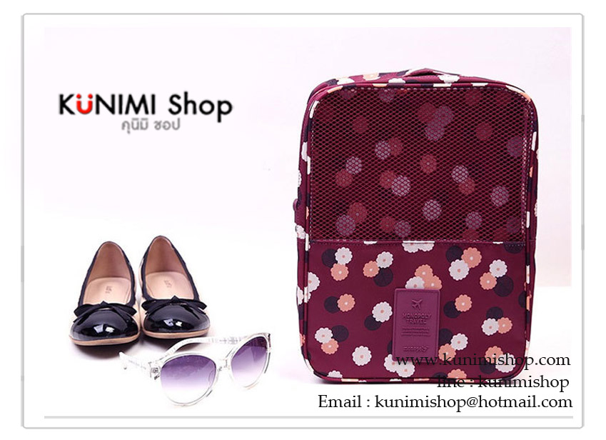  กระเป๋าใส่รองเท้าผ้าใบ รองเท้ากีฬา ออกกำลังกาย ใส่รองเท้าแตะ รองเท้าใส่เล่น Shoes pouch NEW Ver.3 สำหรับพกพาเดินทาง ท่องเที่ยว มีซิปเปิดปิด สะดวกในการจัดเก็บ วัสดุทำจากผ้าร่มอย่างดี กันน้ำ สีสวย ดีไซน์เก๋ สไตล์เกาหลี งานเย็บอย่างดี สามารถใส่รองเท้าได้ถึง 3 คู่ ขนาด 29x21.5x13 ซม. *** งานสินค้าคุณภาพ เนื้อผ้า การเย็บอย่างดี ***
