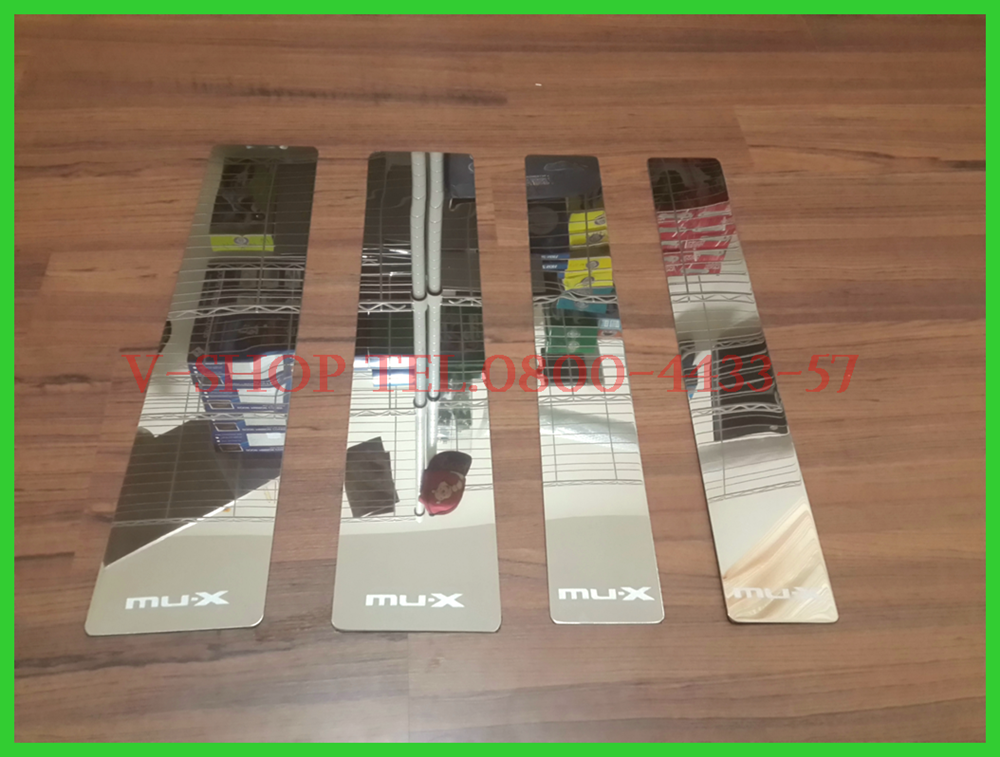 เสาประตูสแตนเลส 4ชิ้น MU-X