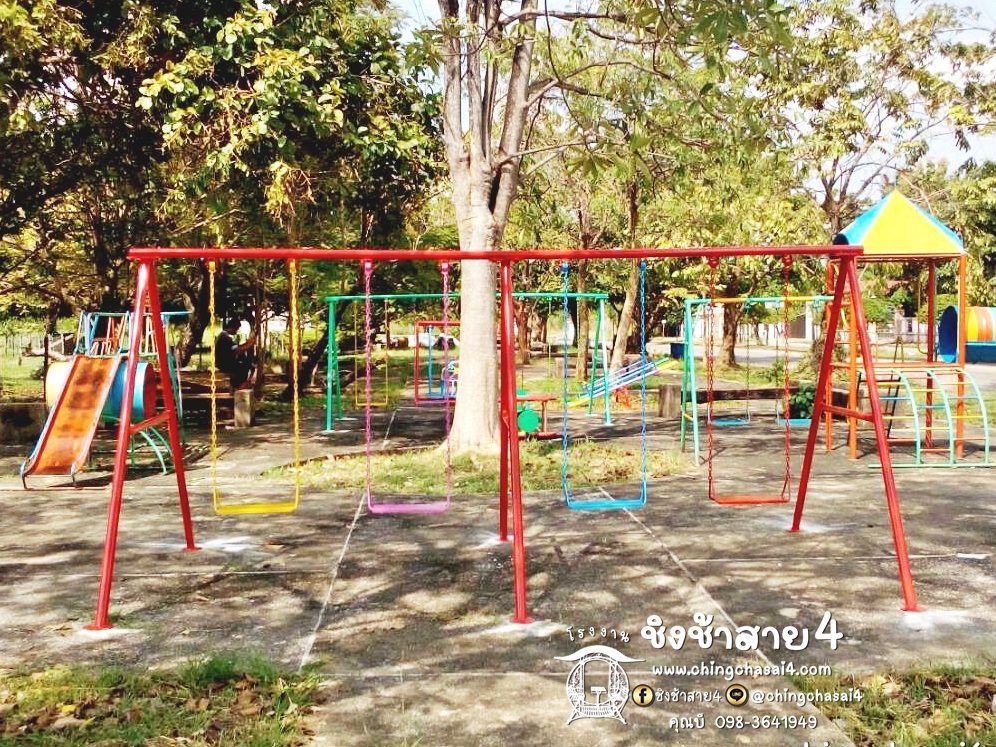 ชิงช้าโซ่ 4 ที่ (ไม่มีพนักพิง) ***โปรโมชั่น***