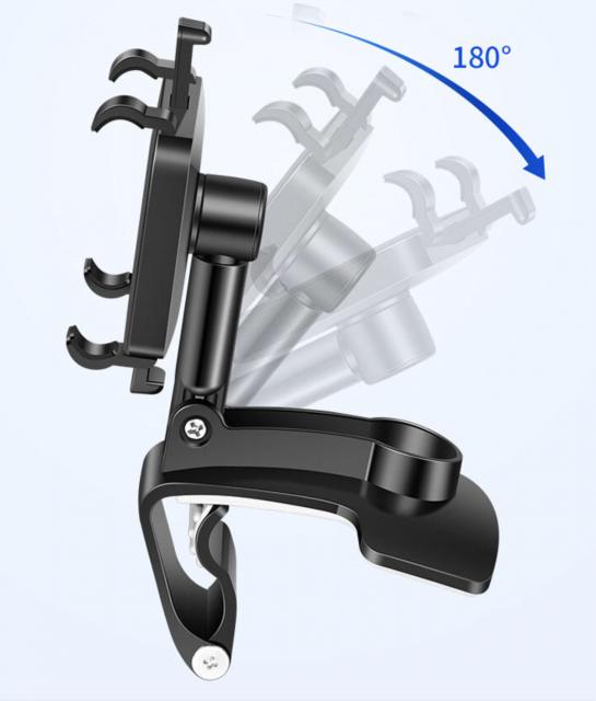 ที่จับโทรศัพท์คอนโซลรถยนต์หมุนได้รอบทิศทาง High end car holder