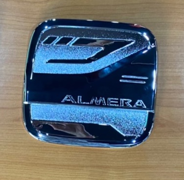 New Almera Turbo ฝาถังโครเมียมยิงทราย