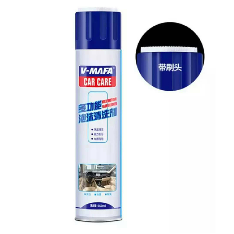 สเปรย์โฟมขจัดคราบมหัศจรรย์ สามารถขจัดคราบได้ทุกอย่างภายในรถ และข้าวของเครื่องใช้ต่างๆ ได้ V-mafa car care