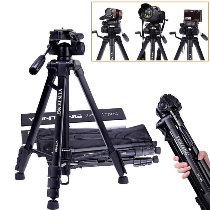 YUNTENG VCT668 ขาตั้งกล้อง ขาตั้งมือถือ 3 ขา Tripod for camera