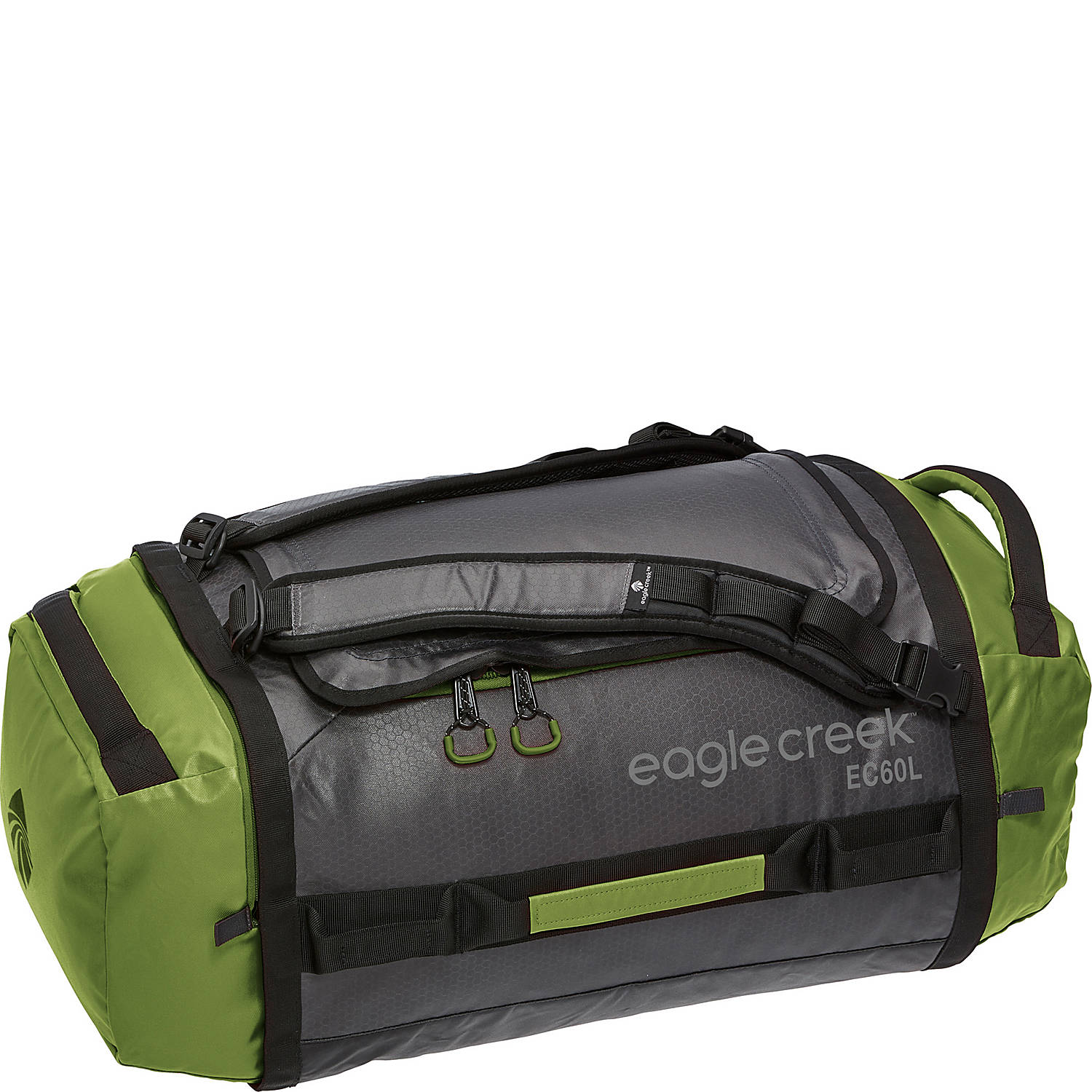 EAGLE CREEK - กระเป๋า Duffel รุ่น Hualer ไซส์ M สีเทาเขียว (Grey/Green) ความจุ 60 ลิตร
