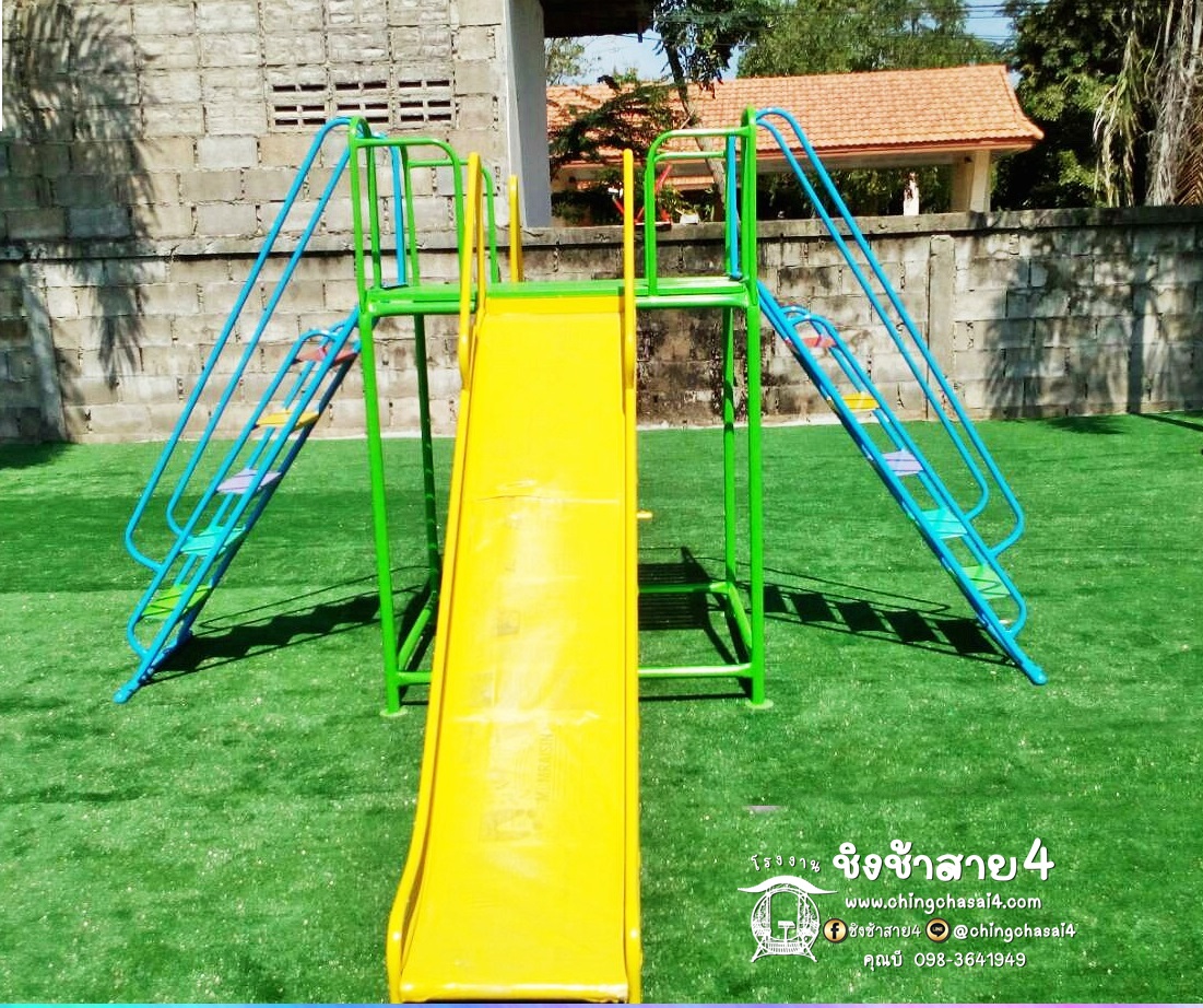 กระดานลื่น2ทาง(ที่ลื่นคนละฝั่ง) สูง150cm.