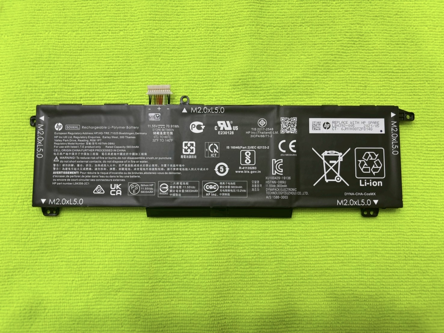 Battery Notebook HP Omen 15-EK 15-EN Series SD06XL