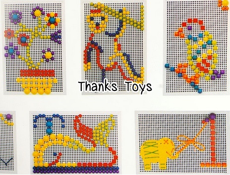 แป้นปักหมุดและร้อยเชือก 2in1