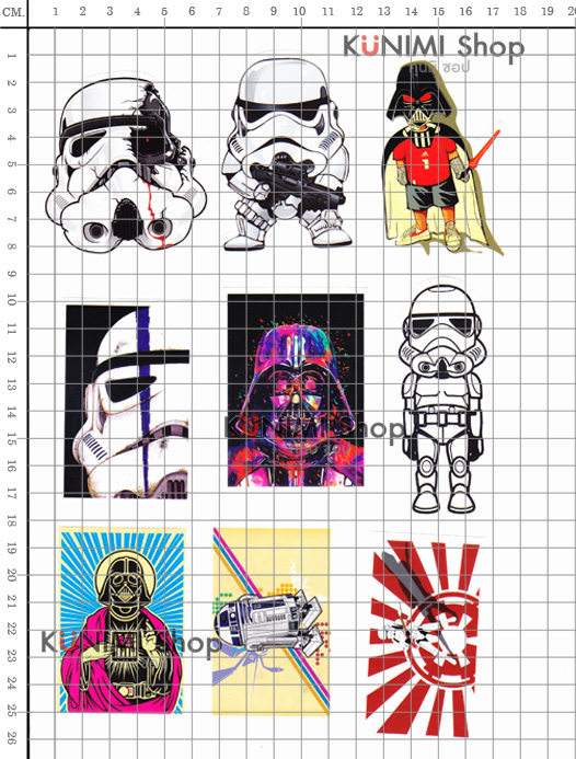 สติกเกอร์ Star war ลายการ์ตูน กราฟิตี้ ติดรถยนต์, มอเตอร์ไซต์, จักรยาน, กระเป๋า, ติดผนัง ของใช้ต่างๆ สติกเกอร์PVCกันน้ำ ลายสวย เก๋ น่ารัก มีสไตล์ เท่ห์ ไม่ซ้ำใคร(1เซ็ต มี25ชิ้น)