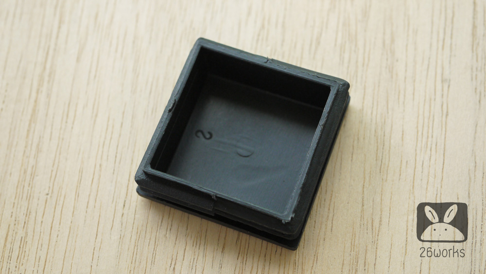 พลาสติกปิดเหล็กกล่อง 50x50 mm (2 นิ้ว) สวมใน