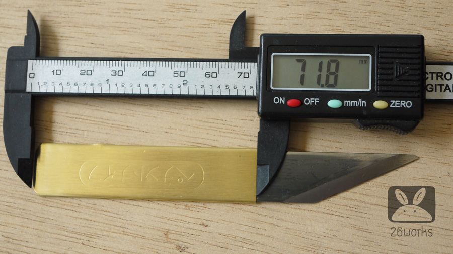 Marking knife ปลอกทองเหลือง Made in japan