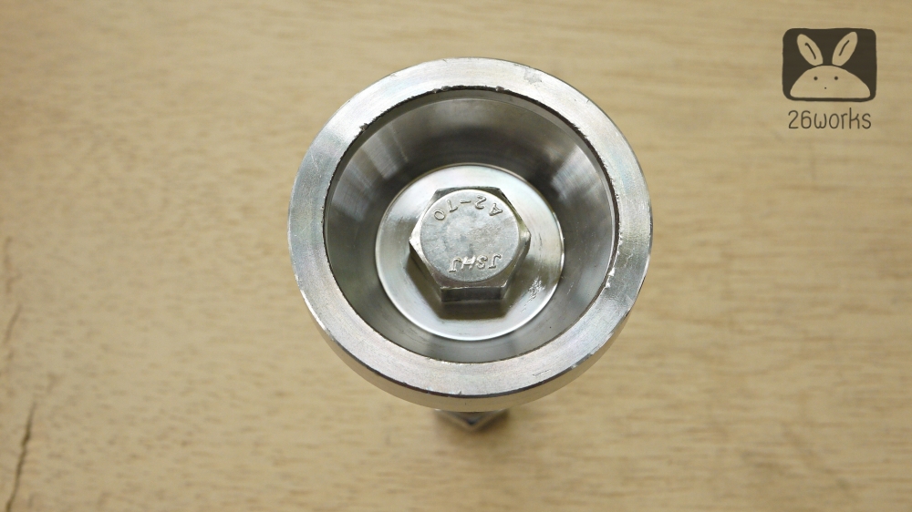 ขาฉิ่งแสตนเลส D50 M10x85 mm