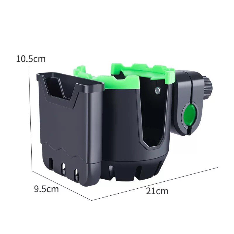 2in1 ที่ใส่ขวดน้ำ ที่วางแก้วน้ำสำหรับติดจักรยานและมอเตอร์ไซด์ หรือรถเข็นเด็ก