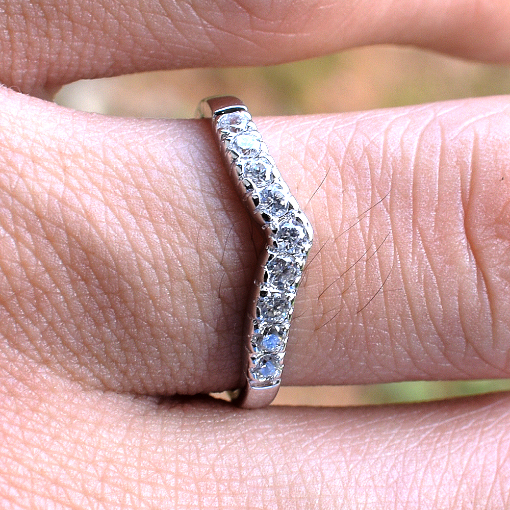 SKJewelryFactory แหวนเงินแท้ 92.5% เพชรCZเกรดพรีเมียม