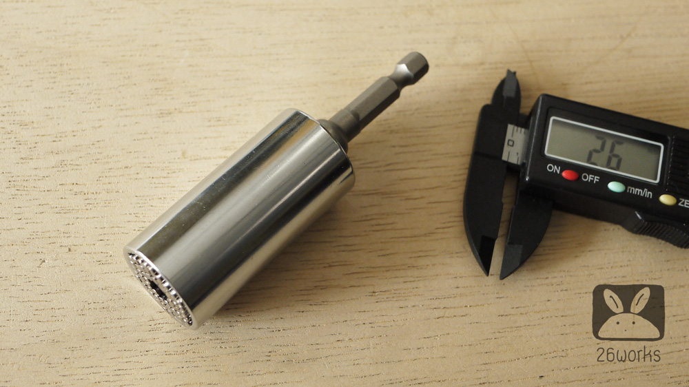 ลูกบล๊อค เอนกประสงค์ 7-19 mm + แกนสวม