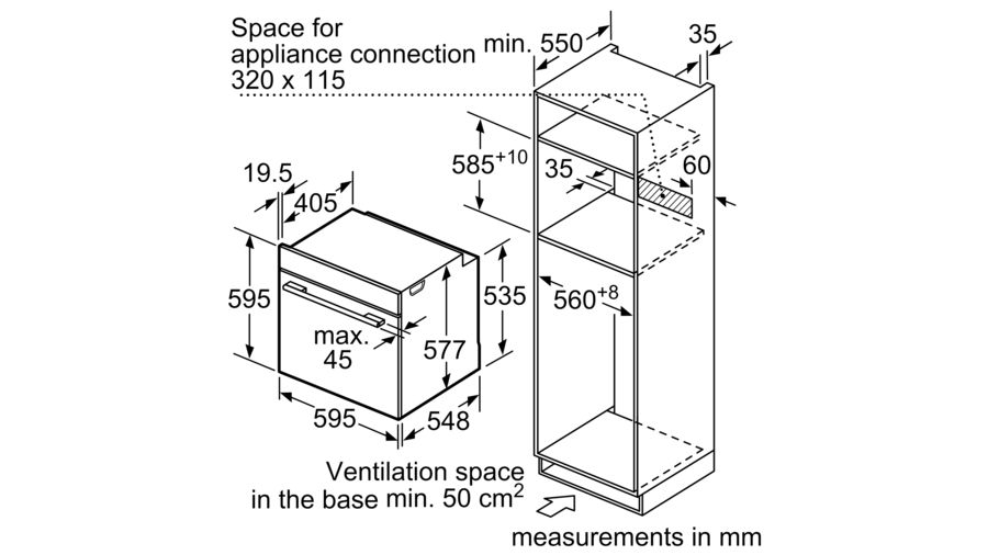 เตาอบมัลติฟังก์ชั่น BOSCH รุ่น HNG6764S1A