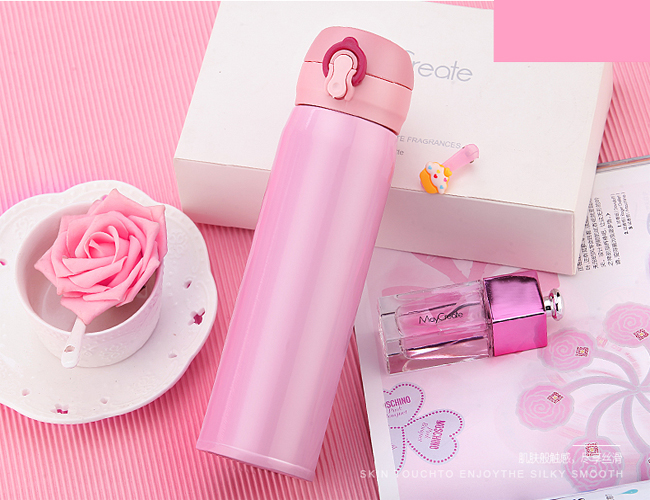 ขวดน้ำสูญญากาศ ขวดเก็บอุณหภูมิร้อนเย็น 500 ml. ขวดน้ำพกพา