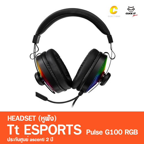 HEADSET+MIC (7.1) Tt ESPORTS PULSE G100