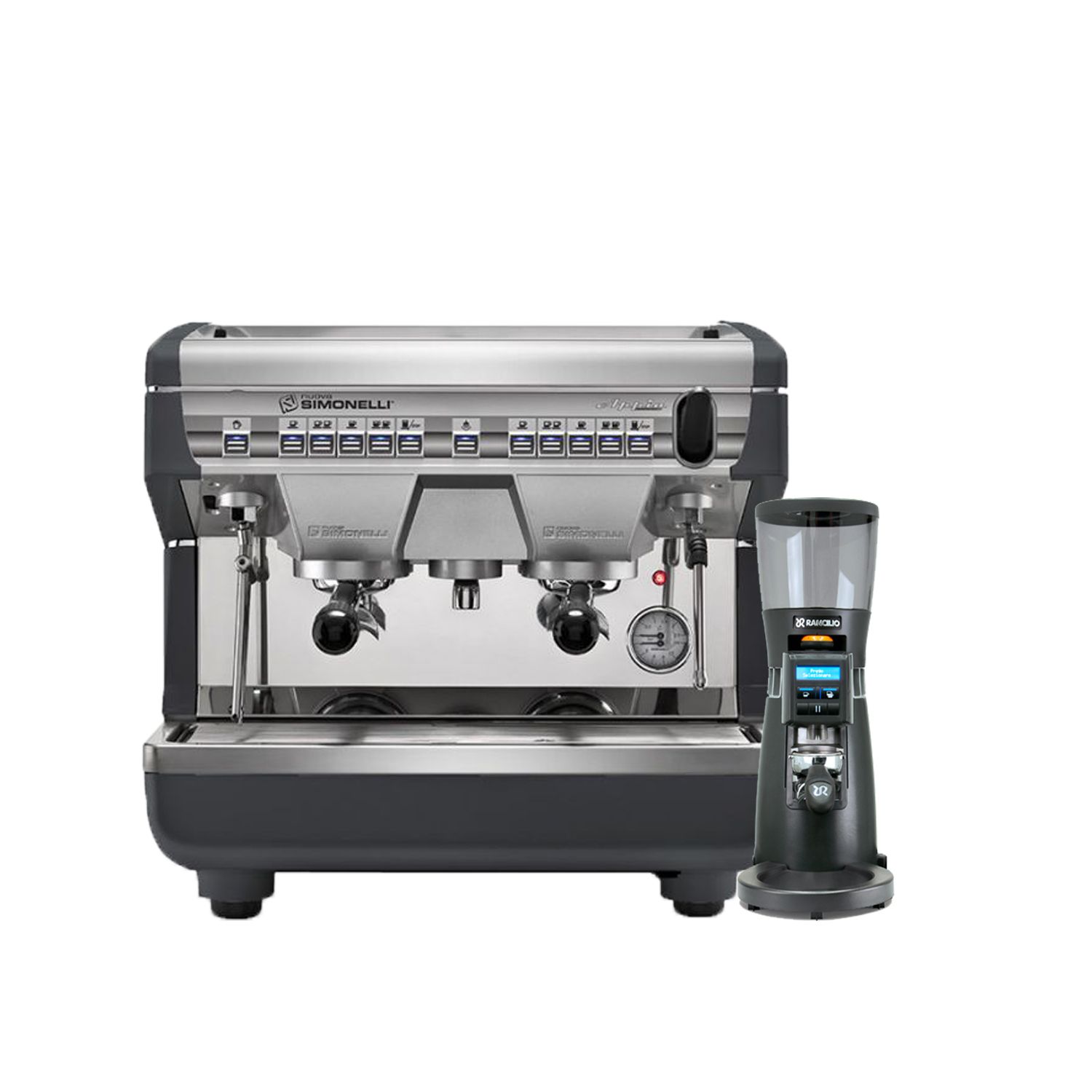 เครื่องชงกาแฟ Nuova Appia II compact + เครื่องบดRancilio Kyro 65 OD
