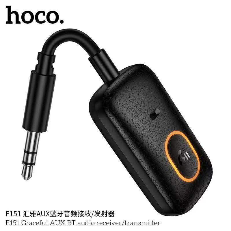 Hoco E151 AUX BT Audio receiver/Transmitter ตัวรับและส่งสัญญาณเสียงบลูทูธ 2in1