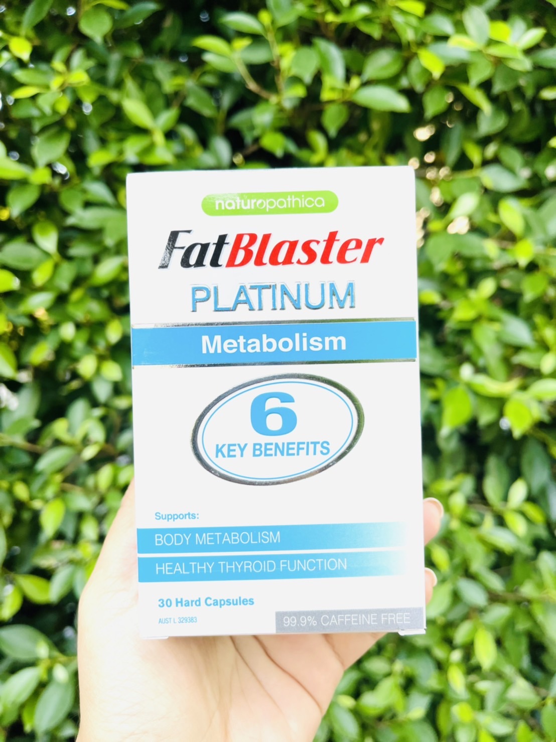 อาหารเสริมเร่งการเผาผลาญไขมัน Natruropathica FatBlaster Platinum Metabolism 30 Capsules