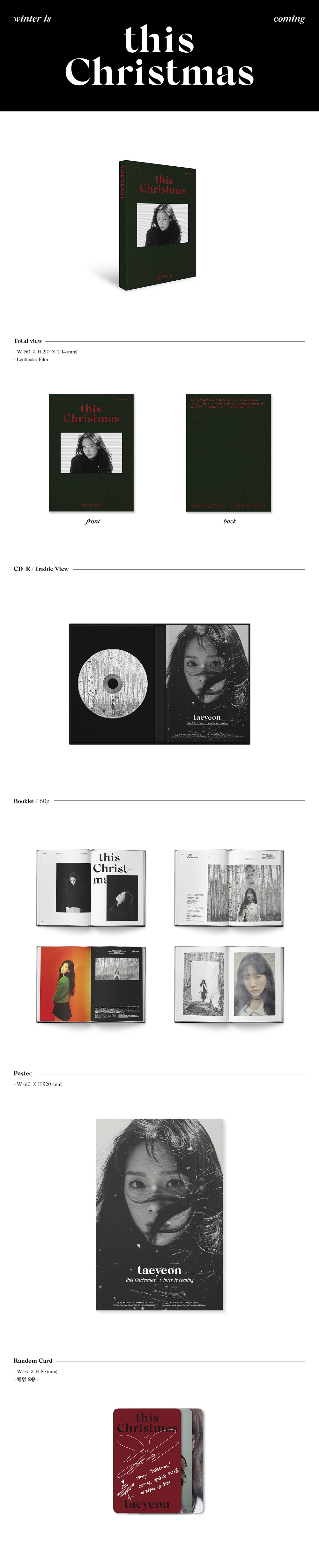 [Pre] Tae Yeon : Winter Album - This Christmas – Winter is Coming