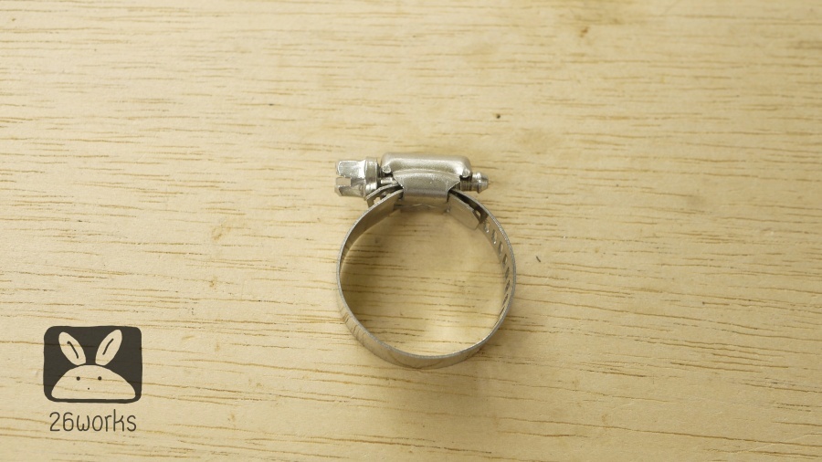 เข็มขัดรัดสาย 18-32 mm แบบแบน แสตนเลส 304
