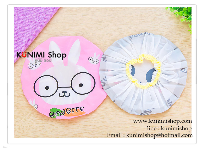 หมวกคลุมผ้าใส่อาบน้ำ ลายการ์ตูนน่ารัก มีให้เลือกหลายลายคะ