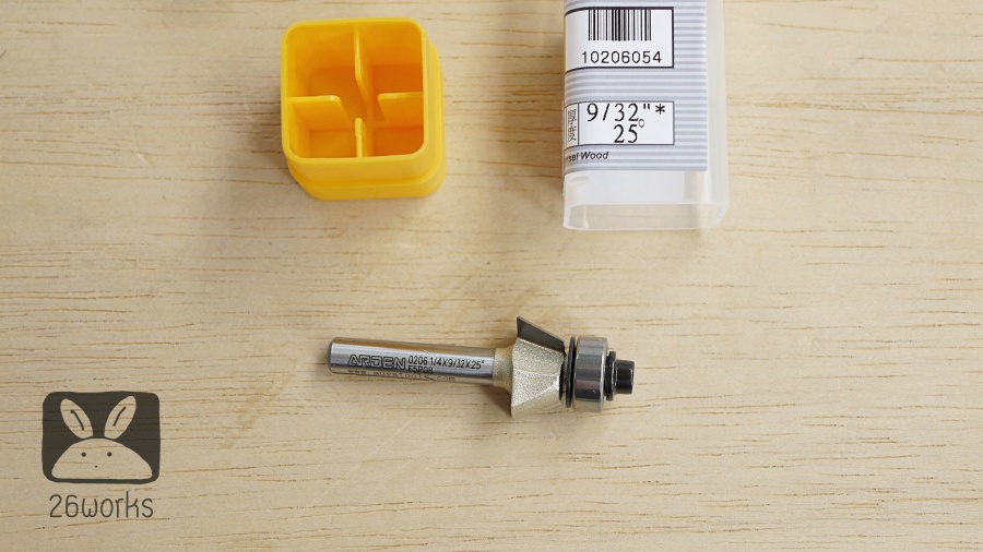 Trimmer bits arden ปาดมุม 25° ลูกปืนล่าง 4 หุน