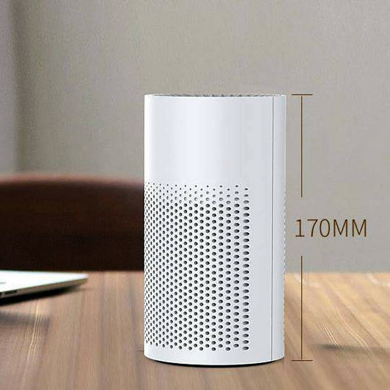 เครื่องฟอกอากาศ แบบพกพา Mini Air Purifier สามารถเชื่อมต่อกับโทรศัพท์มือถือ ที่พลังงานมือถือ 10,000mAh สามารถทำงานได้ 10 ชั่วโมง และสามารถเสียบกับช่องในรถยนต์ได้
