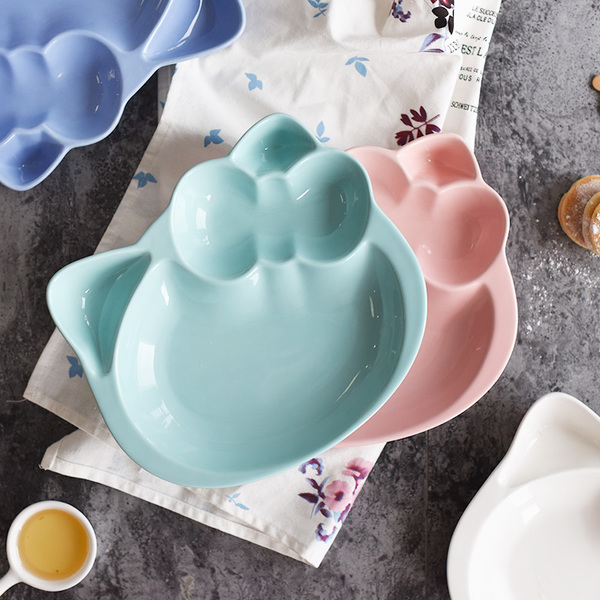 Pre-Order จานหลุมเซรามิค ลาย Hello Kitty มี 4 สี
